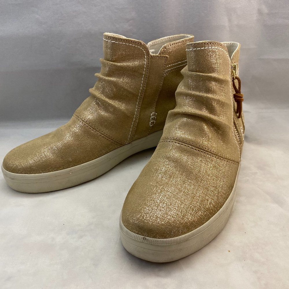 Sperry Top-Sider Metallic Gold Crest Ankle Boot